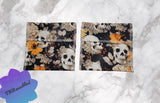 Floral Skulls PUL Lined Pad Wrapper Set
